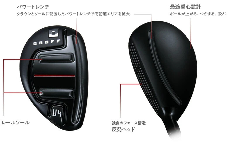 ONOFF AKA Wings Utility Hybrid 5H S-Flex SMOOTH KICK MP-524U