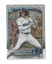 2025 Bowman PJ MORLANDO 1st Bowman Chrome Mega Box Mojo BCP-91 Marlins