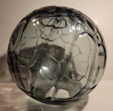 Unbranded 9" Handblown Glass Translucent Smoke Cranium Table Top Gazing Globe