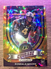 RONDALE MOORE 2021 Prizm Draft Picks CRUSADE GOLD ICE PRIZM RC #171
