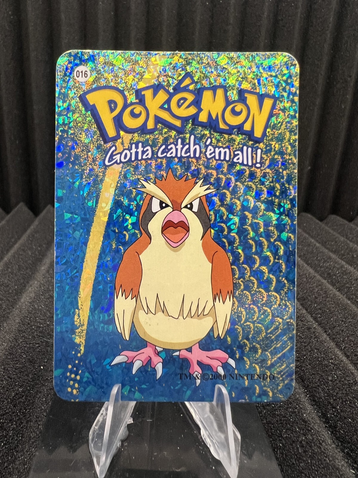 Pidgey #16 - Vintage Vending Machine Prism Sticker 2000 - Pokemon Card