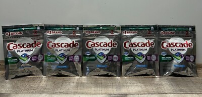 Cascade Platinum Dishwasher Pods-Fresh Scent-Camper/Cottage 5-2packs-Fast Ship