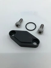 Parking Brake Block Off Kit - Black with Stainless Bolts for Yamaha YFZ450 04-22