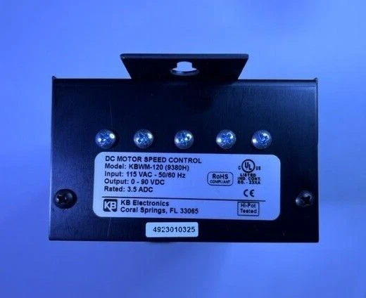 KBWM-120 KB Electronics  UL Adjustable DC Drive, 1/00-1/31PH - Image 3 of 4