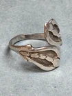 Vintage Sterling Silver Spoon Ring 4.9g Size 10.5