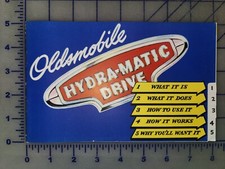 1946 Oldsmobile Hydra Matic Drive Brochure Original