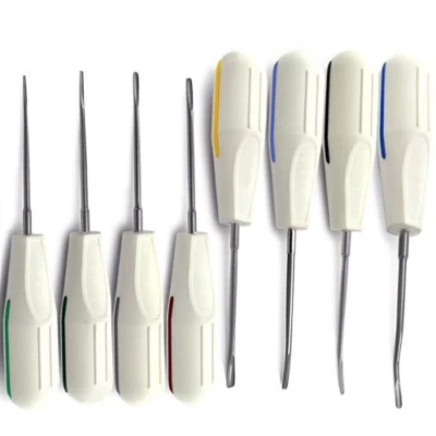 NS CRAFTS Dental Tooth Luxation Root Extraction Dentist Elevators Surgical Tools set of 8