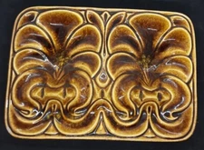 Vintage 70's Mod Ceramic Ashtray Mid Century Modern Decor for Coffee Table