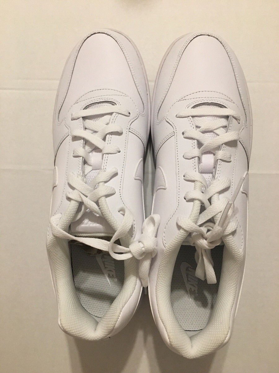 Nike Ebernon Low \"Triple White\" 新品 Wmns Nike Ebernon Low Triple White Casual Athletic Shoe