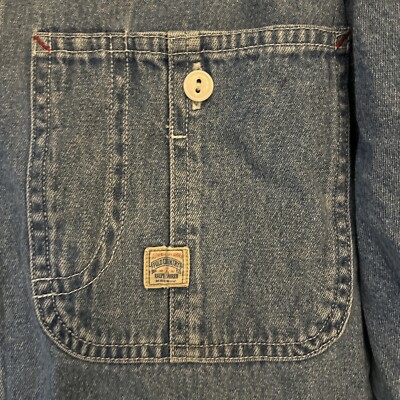 VINTAGE POLO Country Ralph Lauren USA製 Vintage Polo Country Ralph Lauren Shirt Mens Medium Blue Denim