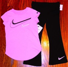NIKE SPORT AUTHENTIC TODDLERS GIRLS BRAND NEW ORIGINAL 2Pc SET Size 3T, NWT
