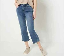 NYDJ Marilyn Straight Crop Jeans in Cool Embrace - Rockie-Tall 8-NWT-A489392