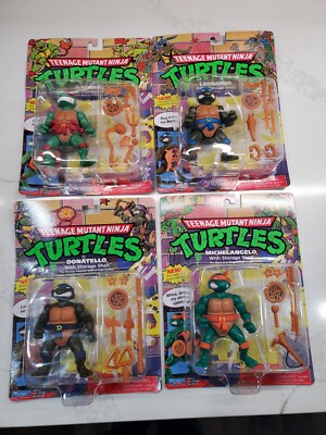 2023 Teenage Mutant Ninja Turtles Storage Shell Series - Complete Set Of 4 