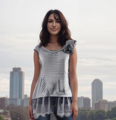 URBAN OUTFITTERS BLU PEPPER NORDSTROM LAYER TUNIC SZ S 