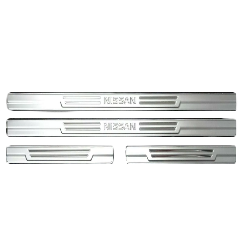 Genuine Nissan Navara D23 Front And Rear Sill Scuff Plates Set Of 4