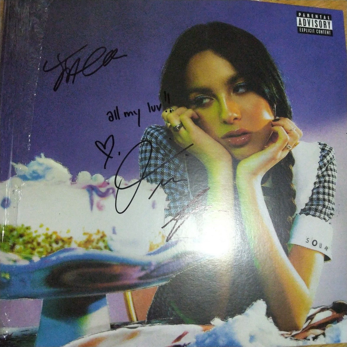 SIGNED OLIVIA RODRIGO SOUR target vinyl 12