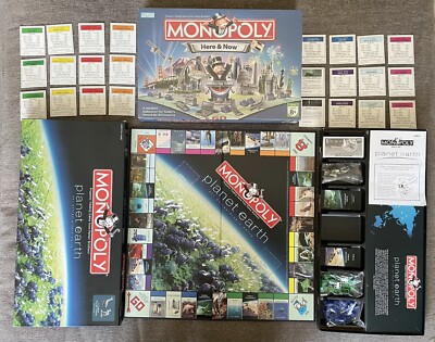 Monopoly Here & Now Edition And Planet Earth Our Extraordinary World Games