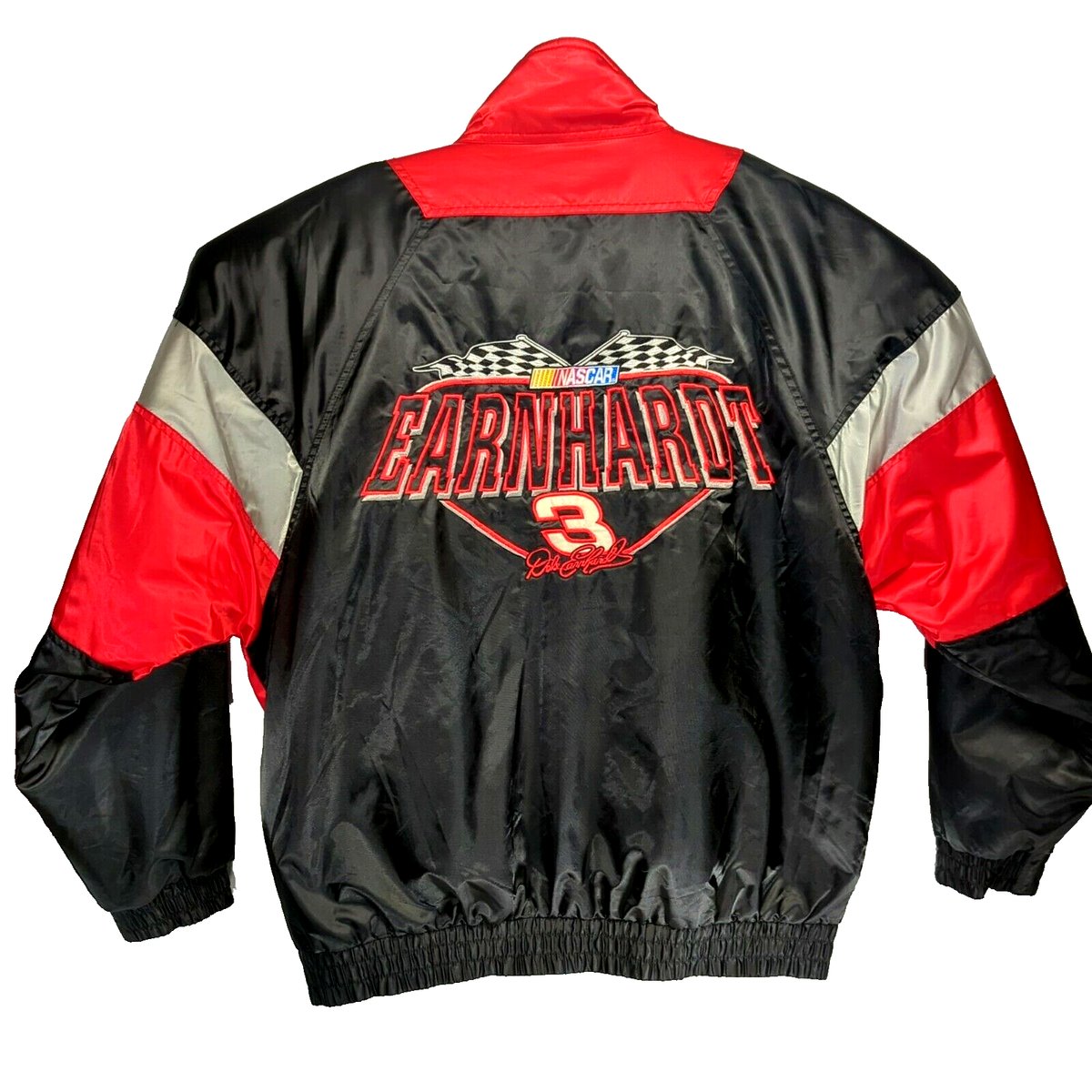 110×140 ラグ USA製 バドワイザー NASCAR ブランケット Vintage Dale Earnhardt Sr. Men's XL Jacket Black Red Quilt Lined