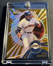 1999 BARRY BONDS #124 PACIFIC REVOLUTION PREMIERE DATE GOLD FOIL  43/49 GIANTS
