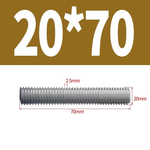 A2 Stainless Steel Threaded Rod Full Thread Studding Bar M10 M12 M14 M16 M18 M20 - Picture 122 of 133