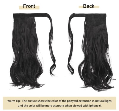 Sofeiyan Curly Ponytail Extension 15 Inch Heat Resistant  display picture 1