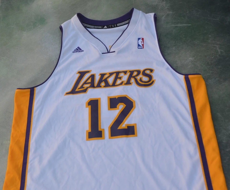 Camiseta Adidas NBA Los Angeles Lakers Dwight Howard #12 Talla L. Foto 2 de 4
