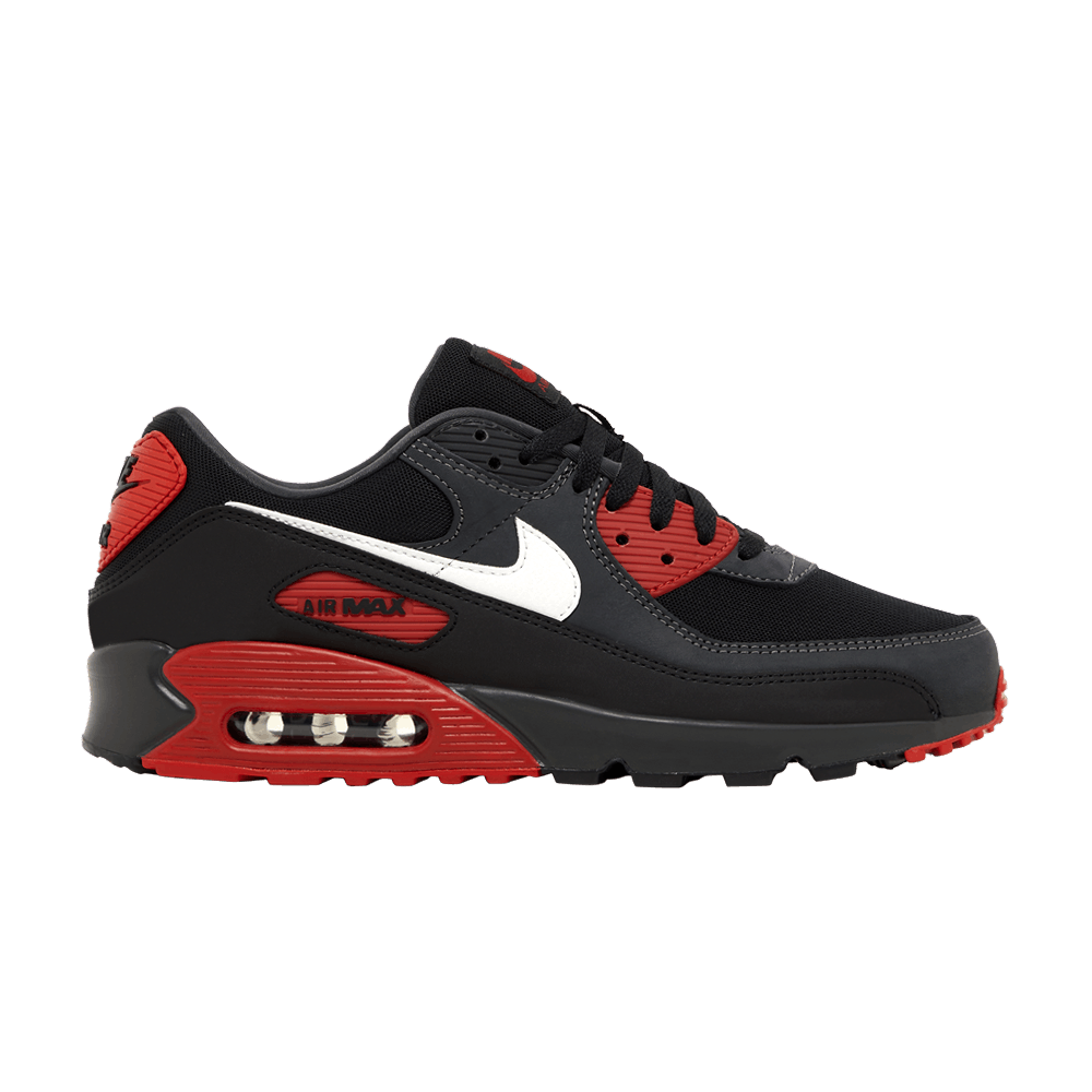 90 Black Radiant Air Max 90 Radiant Red 2021 Size Y- Nike Air Max
