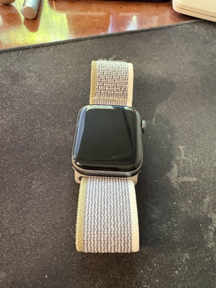 Apple Watch Series 5 44mm Aluminum Ceramic Case, 10N-X, Glass, GPS