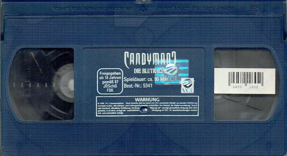 (FSK 18) VHS Videokassette - Candyman 2 - Die Blutrache - Tony Todd, Kelly Rowan - Bild 2 von 2