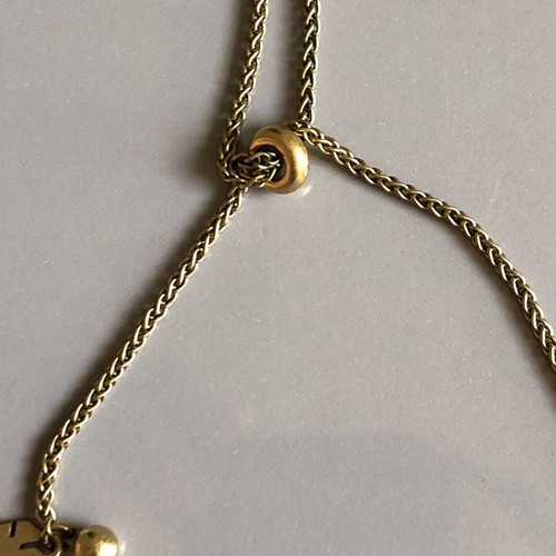 LUCKY BRAND Imitation Mother-of-Pearl Stone Necklace Mixed Metals Slide Closure - Picture 7 of 11