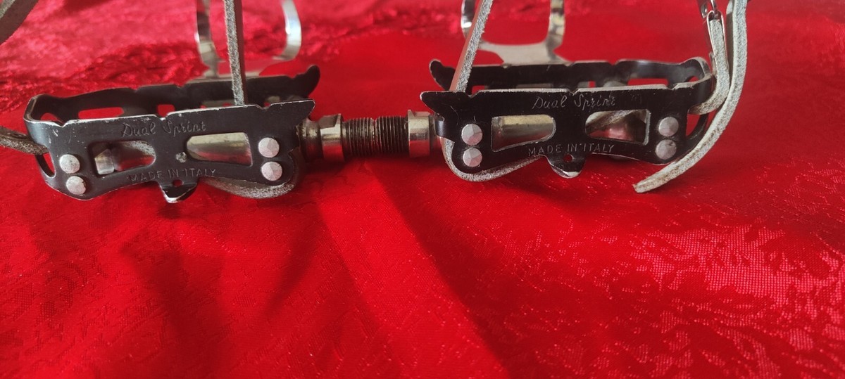 Pédales De Vélo De Course Gipiemme Sprint – Vintage Italiennes, Noires