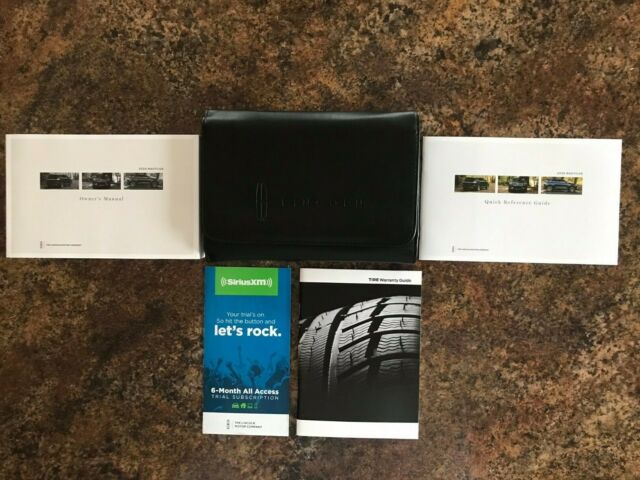 2020 Lincoln Nautilus Owners Manual w/ Navigation & SYNC & Case w/ More