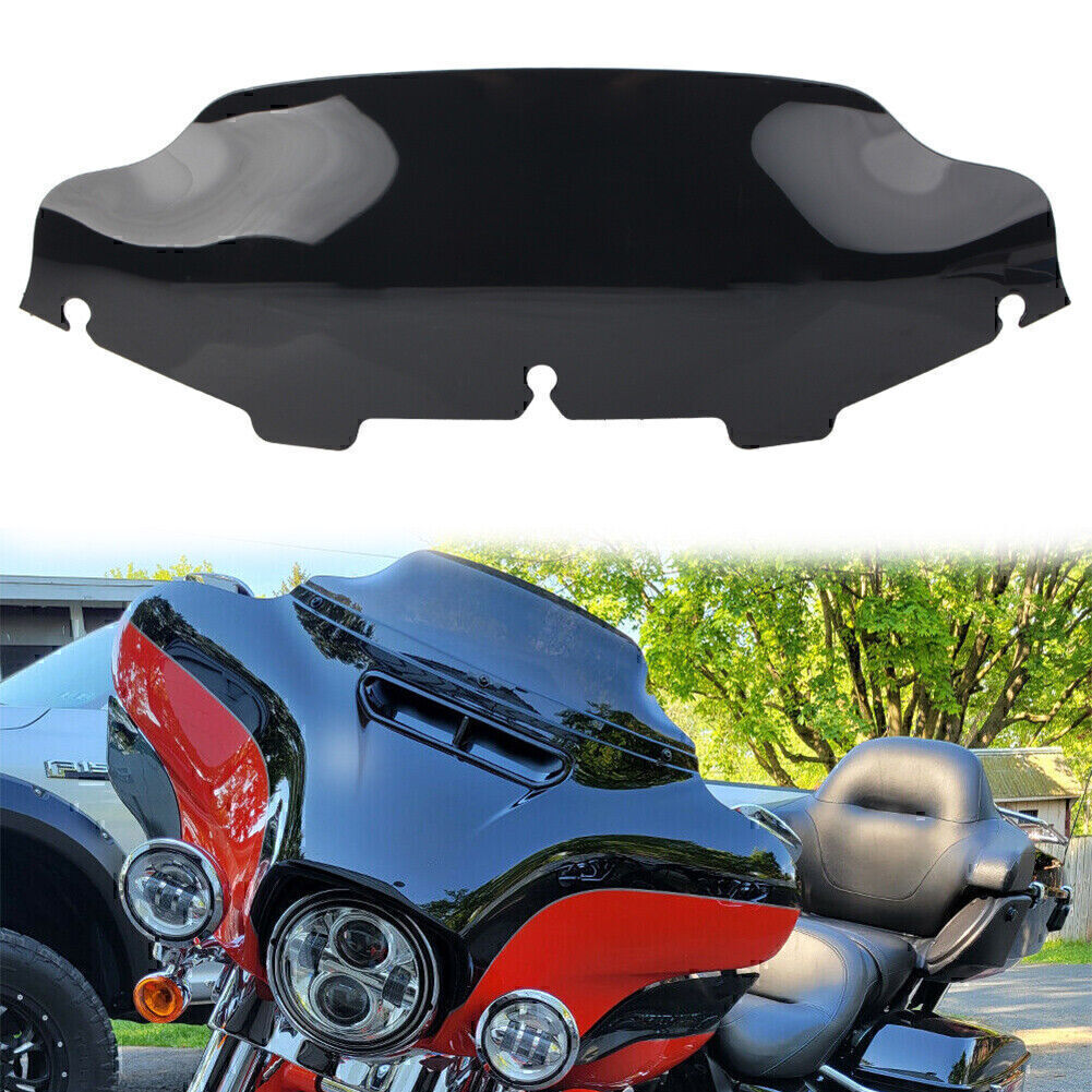 6" Or 8" Windshield For Harley Electra/Street Glide Touring (1996-2013) - Clear/Black/Smoked