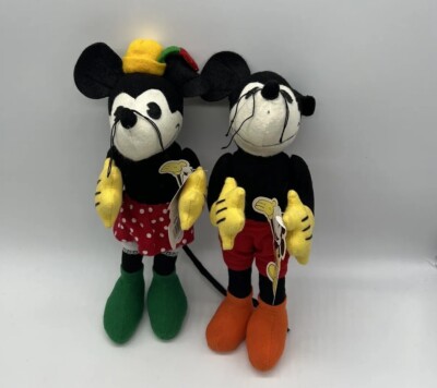 ぬいぐるみ Mickey Minnie Retro Stuffed Toy DISNEY 50th Anniversary Mickey and Minnie Mouse Retro Plush