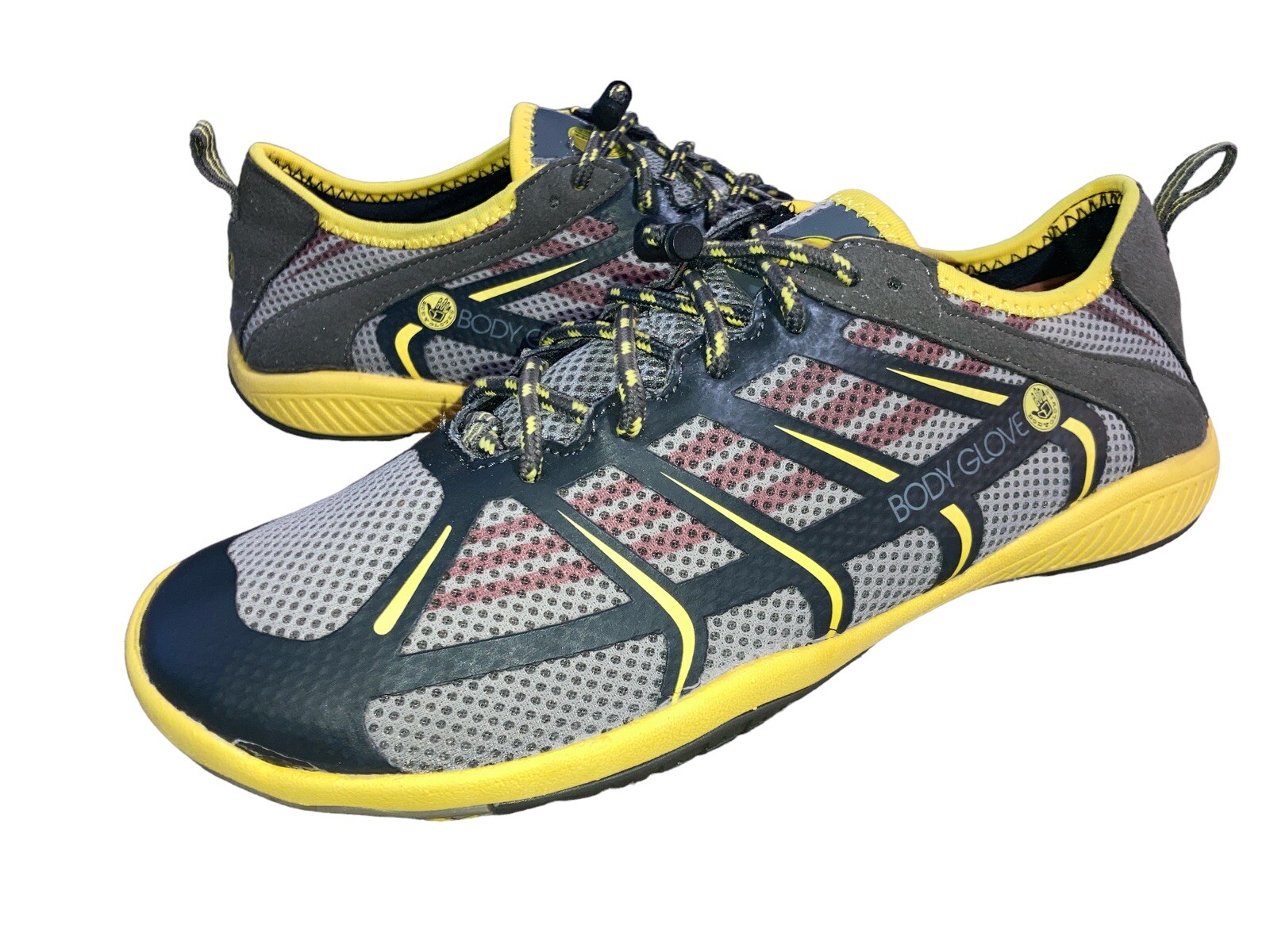 Body Glove Men’s Dynamo Rapid Water Gray Yellow Water Shoes Size 11 US