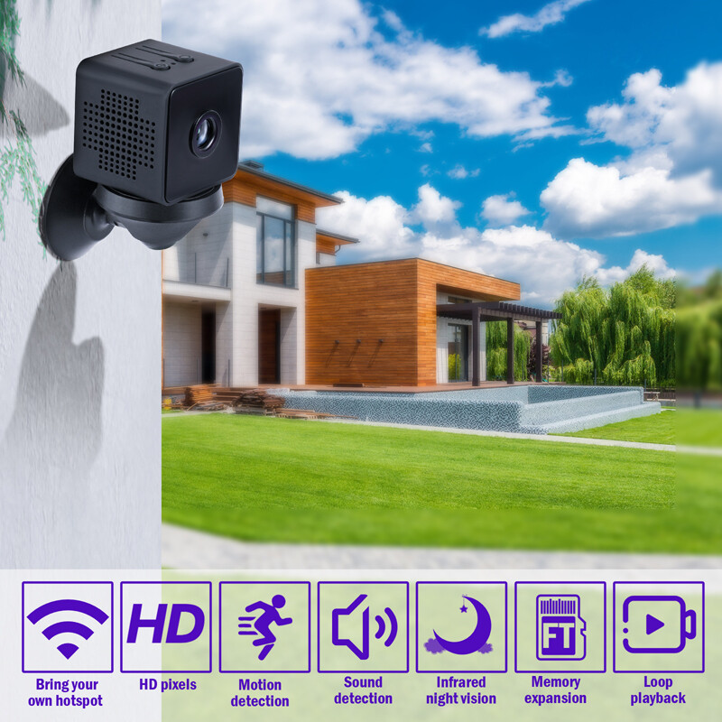 X1 Mini Indoor 1080P WiFi Security Camera with Motion Detection HD Night Vison