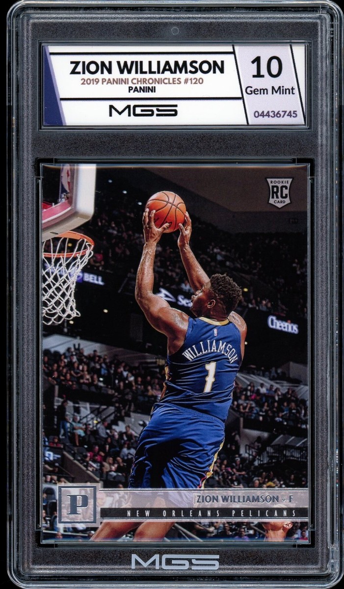 2019 Panini Chronicles #120 Zion Williamson MGS Graded 10 Gem Mint