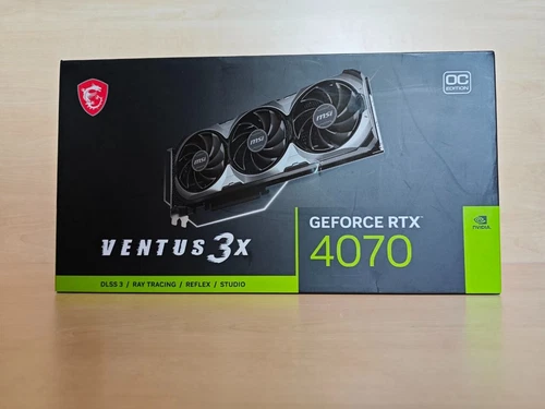MSI GeForce RTX 4070 VENTUS 3x OC 12Gb GDDR6X