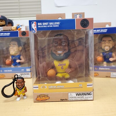 Lebron James Big Shot Ballers Combo - 5 inch Action Figure and