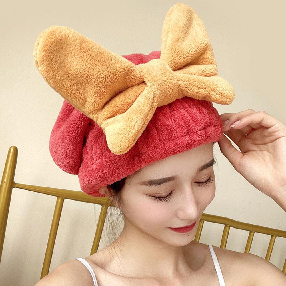 Quick Dry Hair Fast Drying Dryer Turban Dry Hair Towel Bath Wrap Hat Quick  Cap | eBay