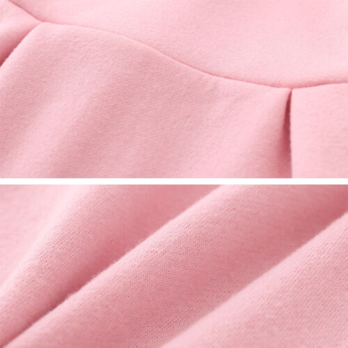 Newborn Toddler Kids Girls Rabbit Ear Hooded Coats Winter Warm Jacket Outwear♡ - Picture 9 of 13