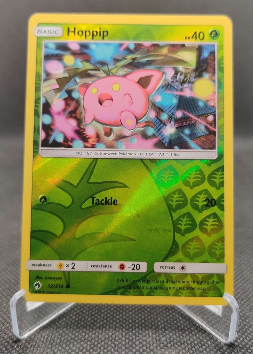 Pokemon TCG Hoppip 12/214 Reverse Holo Basic Common card