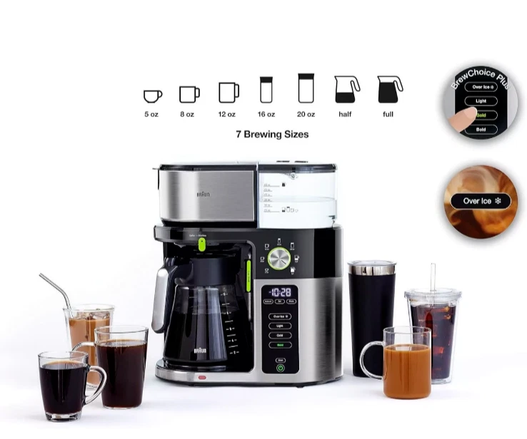 Braun 10-Cup MultiServe Coffee Maker  (KF 9050) Brand New in Box!! - Image 2 of 4