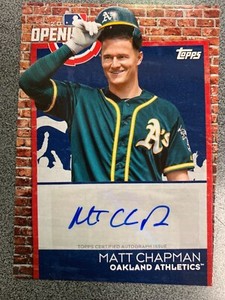 matt chapman autographed baseball