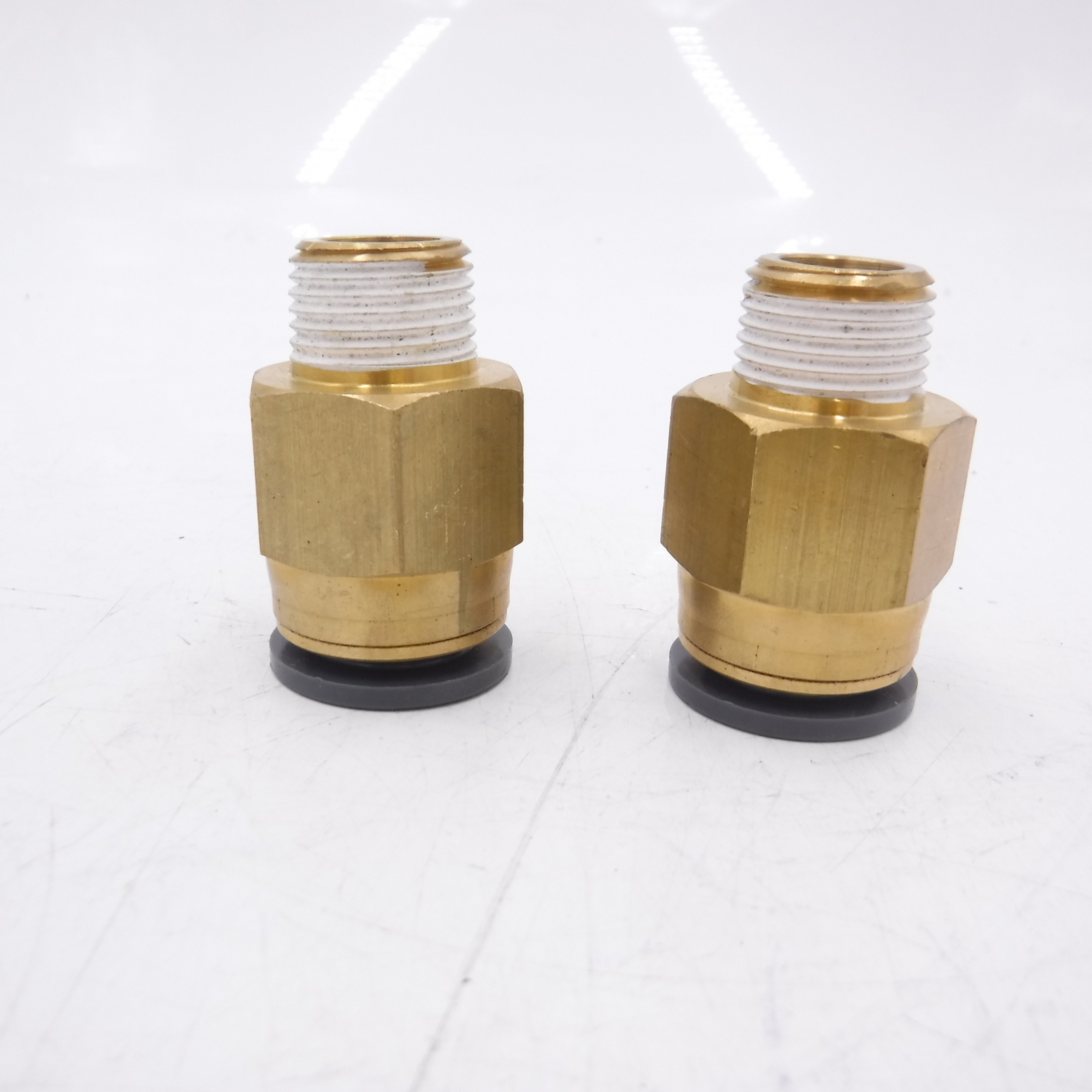 2 Pack SMC Pneumatics DOT Straight Union 3/4" OD