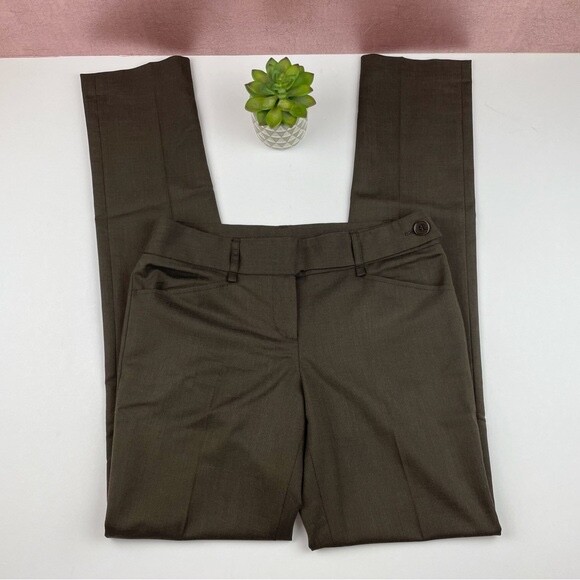 BCBGMaxAzria Solid Brown Dark Java Monique Wool B… - image 1