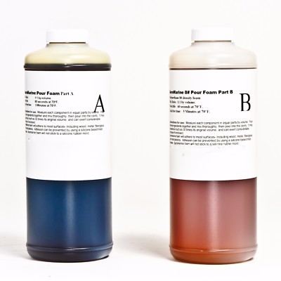 AEROMARINE PRODUCTS BOAT DECK REPAIR POLYURETHANE FOAM 8# DENSITY 1/2 GALLON KIT