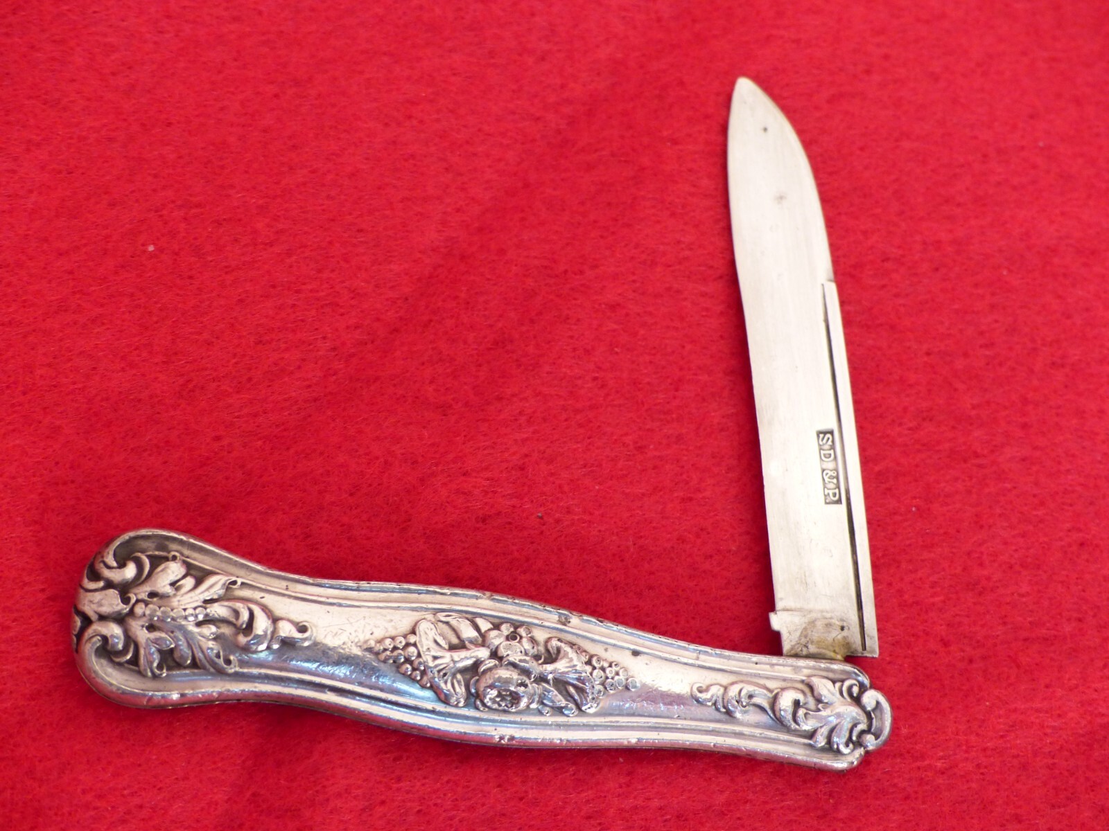 Vintage Sterling Blades 3.25" hallmarked Silver Fruit Knife eBay
