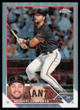 2023 Topps Chrome Base Refractor Michael Conforto San Francisco Giants #219