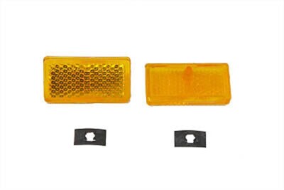 専用ページ1 Harley ,FLH 69-72 ,2 front fender reflectors Genuine Guidex OE